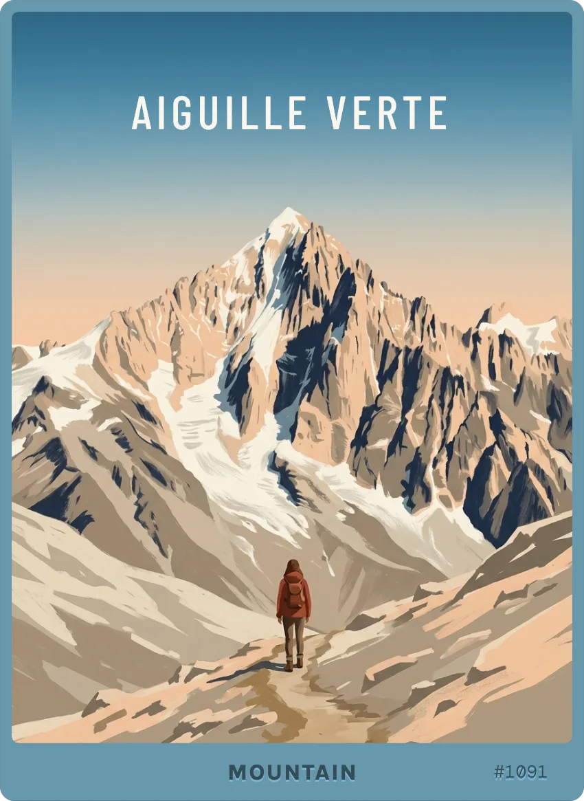 Aiguille Verte card