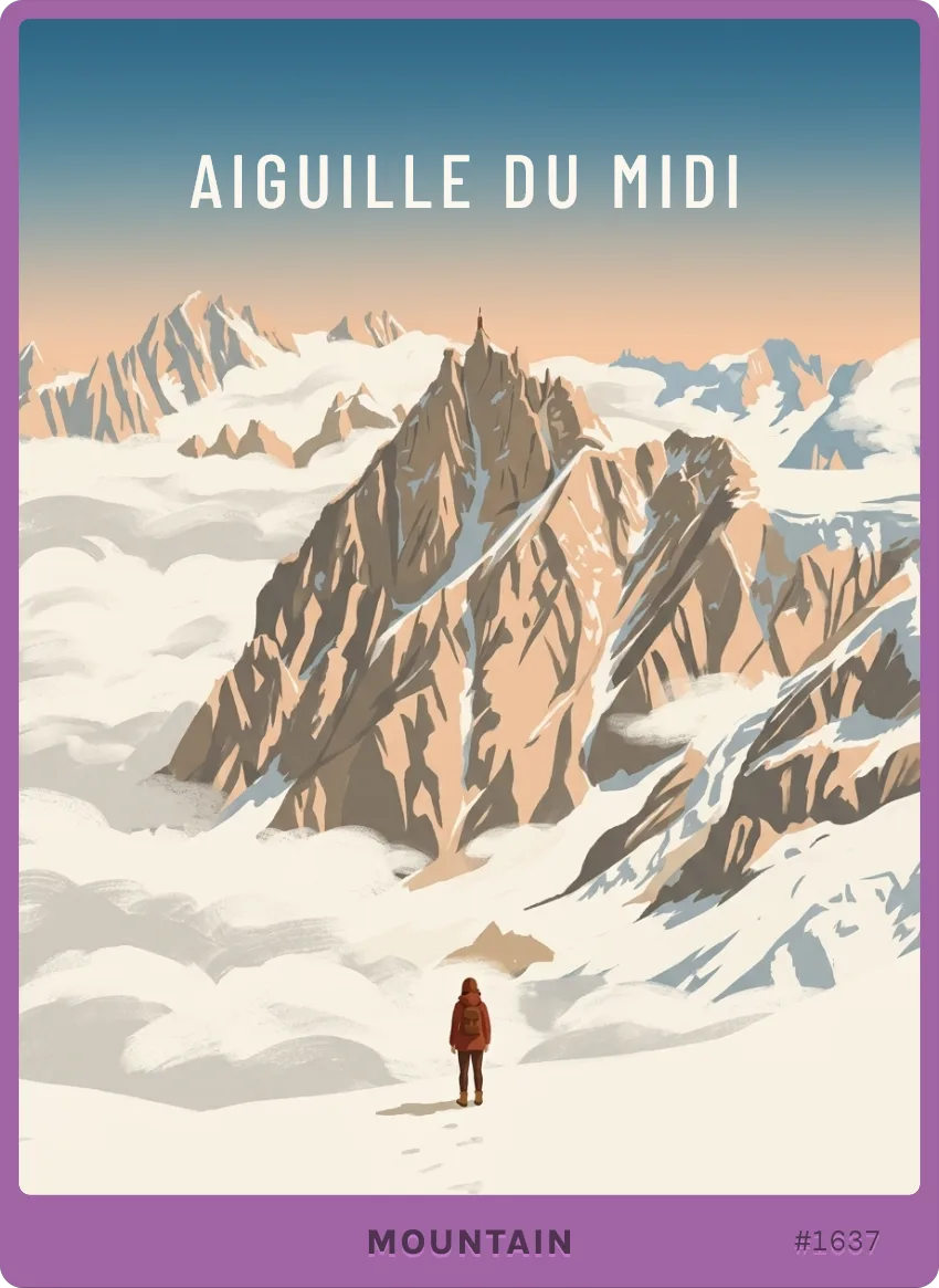 Aiguille du Midi card