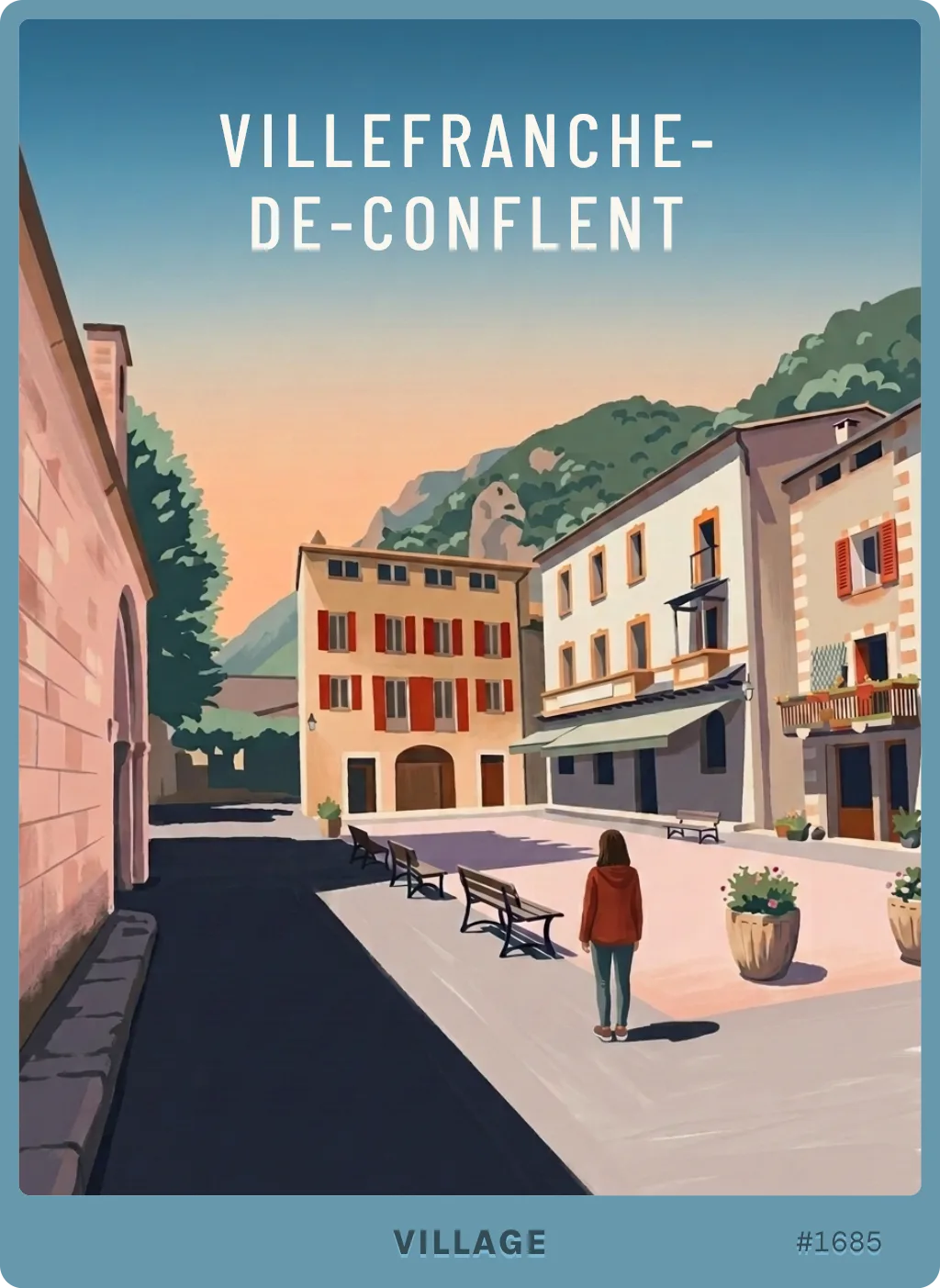 Villefranche-de-Conflent card