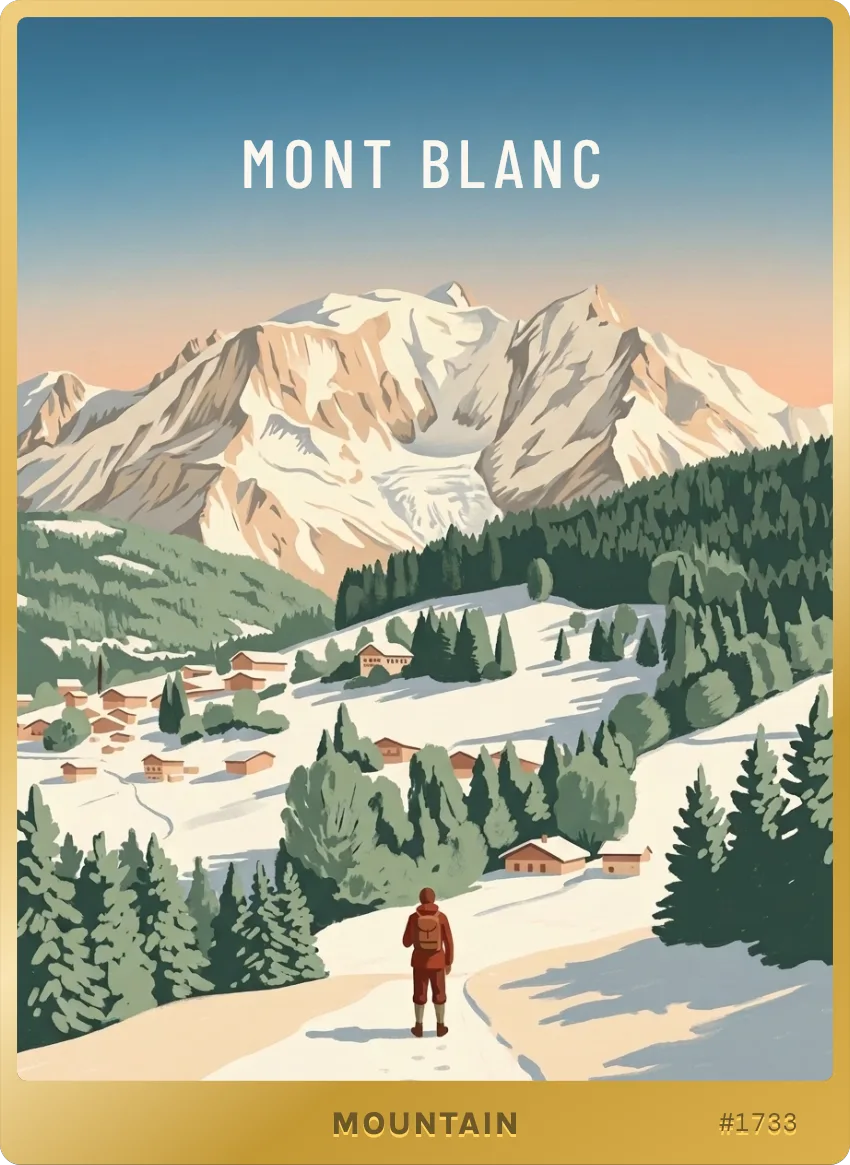 Mont Blanc card