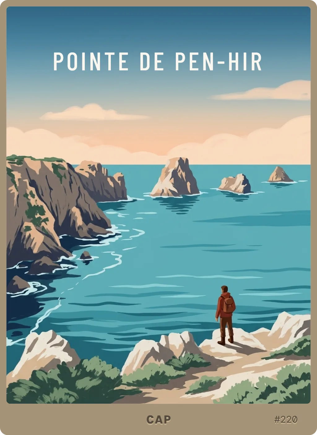 Carte Pointe de Pen-Hir