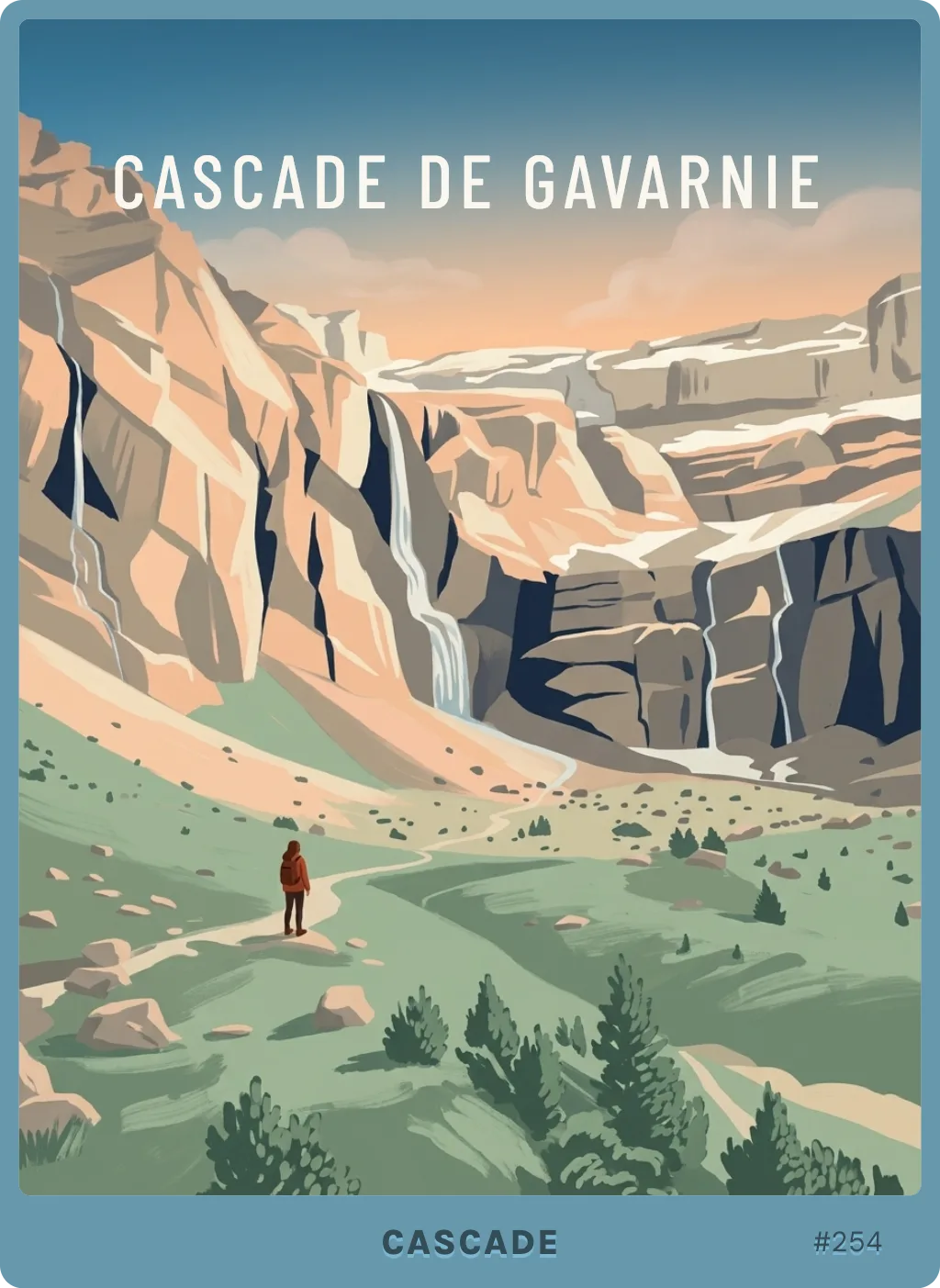 Carte Cascade de Gavarnie