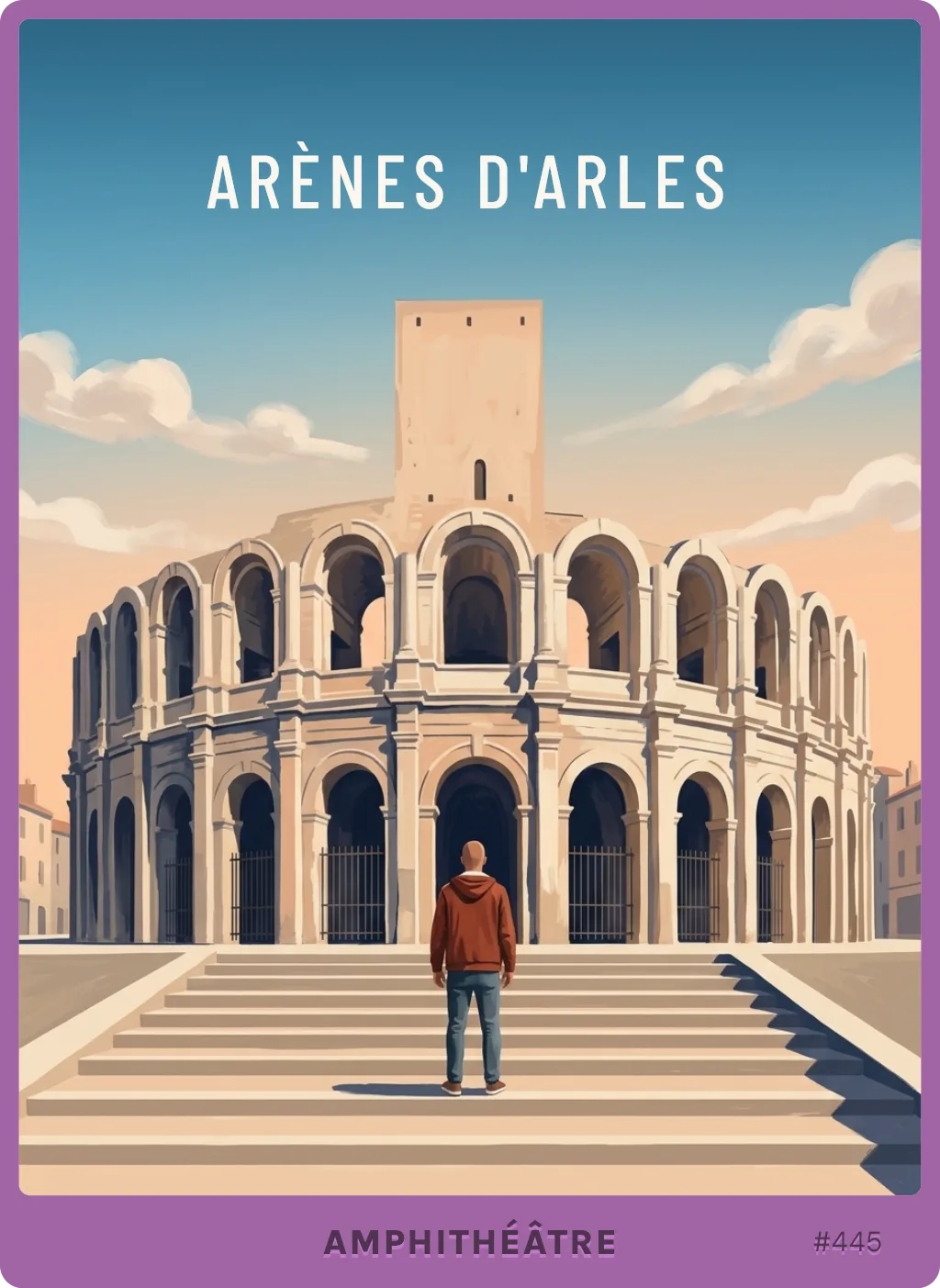 Carte Arènes d'Arles