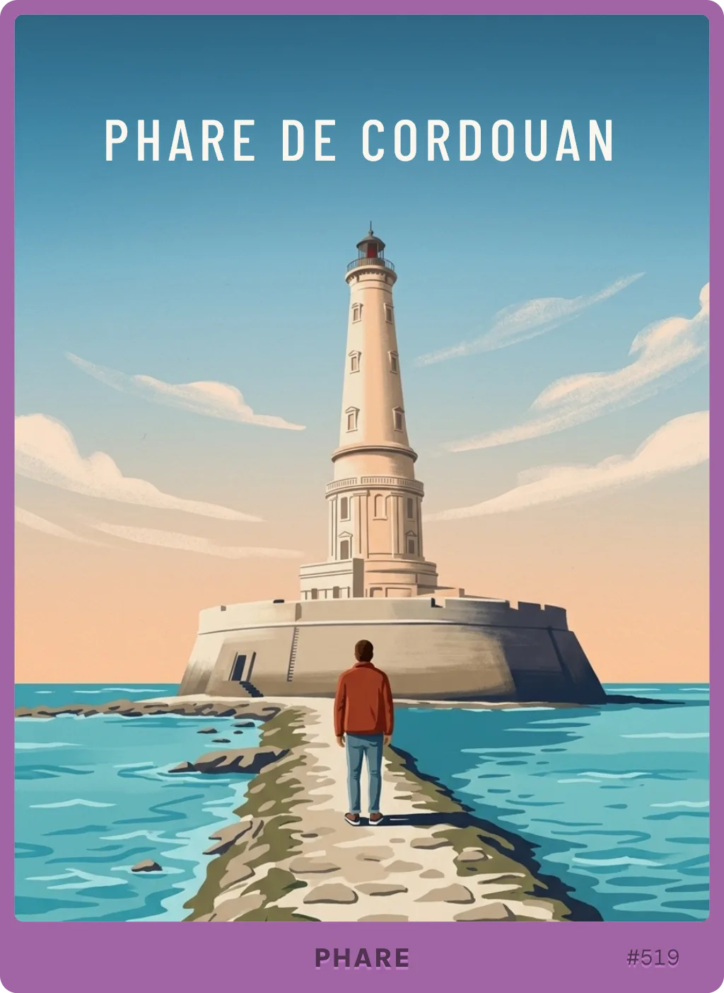 Carte Phare de Cordouan