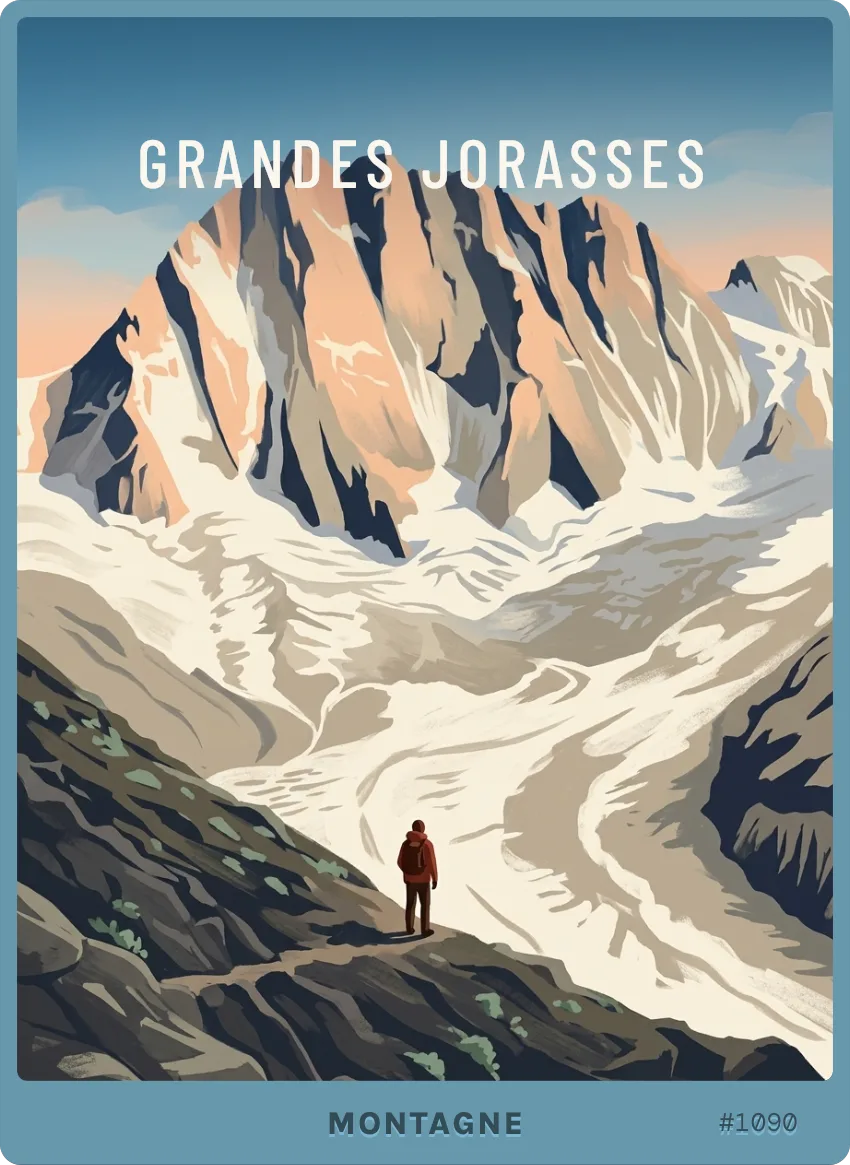 Carte Grandes Jorasses