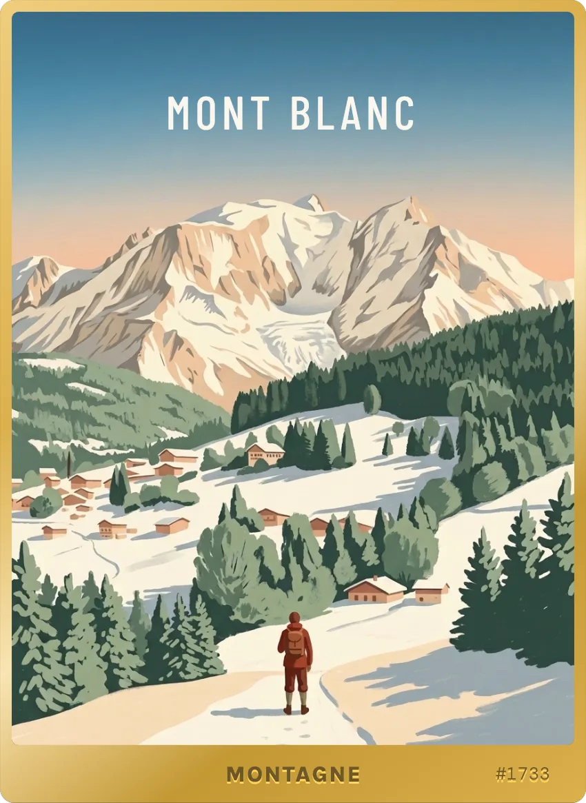 Carte Mont Blanc