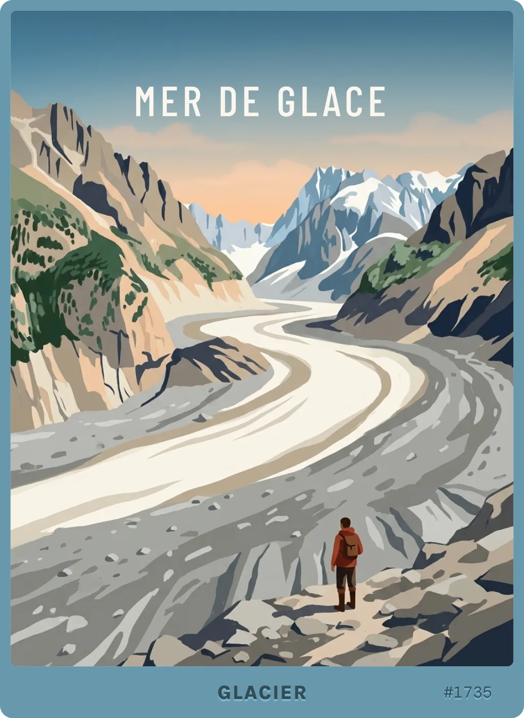 Carte Mer de Glace